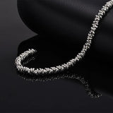 Twisted Stainless Steel Bracelets For Women Men, Stylish Wristband