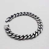 Cuban Hip Hop Bracelet Chain Men's Stainless Steel Vintage Jewelry