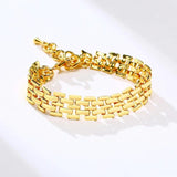 Thick Chain Link Bracelet Women's Wrist Jewelry