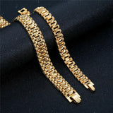 Chunky Chain Bracelet Watchband for Women Men