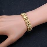 Chunky Chain Bracelet Watchband for Women Men