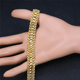 Chunky Chain Bracelet Watchband for Women Men