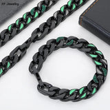 Stainless Steel Miami Cuban Hip Hop Men's Bracelet Titanium Steel Couple Bangle