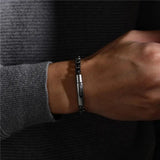 Vintage Silver Stainless Steel Bracelet for Men 6mm Box Chain