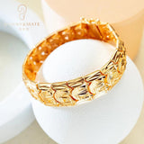 Customizable 18k Plated Cuban Chain Bracelet