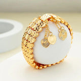 Men's 24K Plated Fine Bridal Bracelet Bangles
