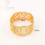 Customized 18K Gold-Plated Cuban Chain Bracelet