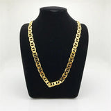 Korea 24K Necklace Plating Side Necklace For Men & Women Jewelry Gift 8MM50CM