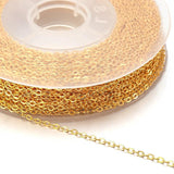 2x3mm Copper Clad Iron Chain for Jewelry Making DIY