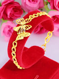 Butterfly Heart Bracelet Women Wedding Jewelry