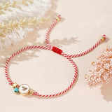 Boho Martis Greek March Bracelet - Heart & Star Turquoise Bead