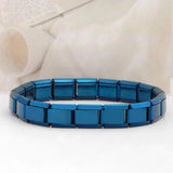 Hot Selling 9mm Italian Elastic Mix and Match Charm Bracelet Stainless Steel