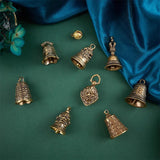 Mini Copper Brass Bell Keychain