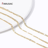 14K Plated Brass Sunflower Chains for DIY Jewelry Making Supplies