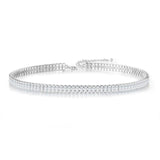 Tennis CZ Choker Necklace Crystal Iced Out Zirconia Collar Short Chain