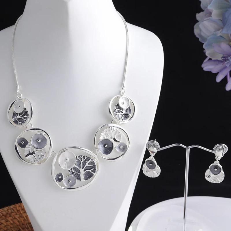 Enamel Tree Necklaces for Women Summer