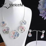 Enamel Tree Necklaces for Women Summer