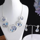 Enamel Tree Necklaces for Women Summer