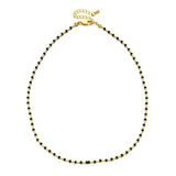 Bohemian Natural Stone Necklaces Short Chain Beads Choker