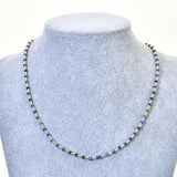 Bohemian Natural Stone Necklaces Short Chain Beads Choker