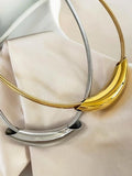 Peri'sbox Snake Chain Choker Necklace for Women