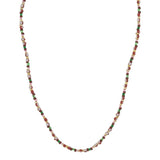 Vintage Style Seed Beads Choker Necklace for Women Summer Jewelry