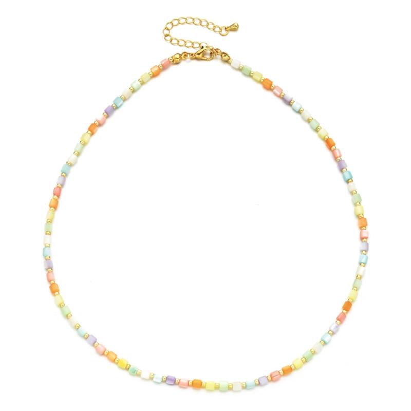 Boho Shell Beads Choker Necklace for Women
