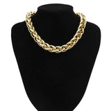 Vintage Punk Double Chain Collar Necklace