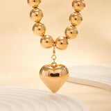 Gothic Hollow Heart Pendant Choker Necklace Punk Jewelry
