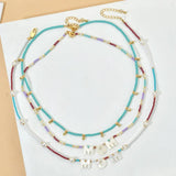 Boho Pendant Necklace Shell Jewelry Mother's Gift