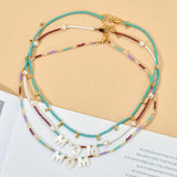 Boho Pendant Necklace Shell Jewelry Mother's Gift