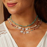 Boho Pendant Necklace Shell Jewelry Mother's Gift