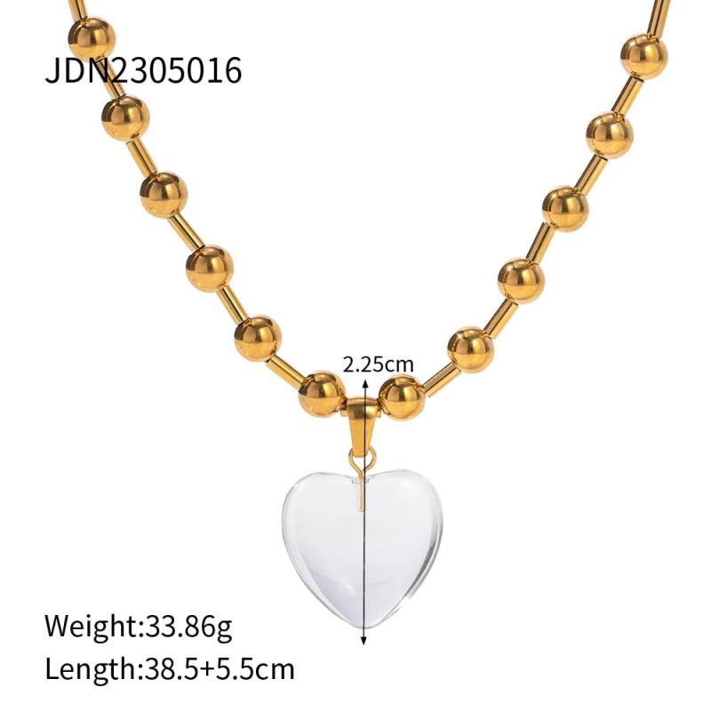 Uworld Romantic Heart Pendant Necklace for Women