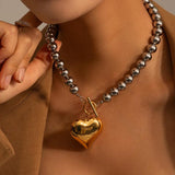 Uworld Romantic Heart Pendant Necklace for Women