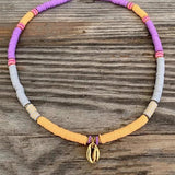 Bohemia Style Shell Pendant Choker Necklace for Women