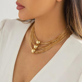 Exaggerated CCB Big Ball Choker Necklace Vintage Chunky Chain