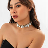 Bling Rhinestone Choker Necklace for Women