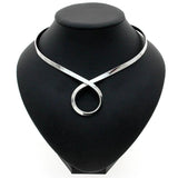 Unique Alloy Choker Necklace For Women Torques Bib Collar Necklaces Maxi Jewelry