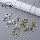 Zircon Snake Chain Enamel Necklace Vintage Pendants for Women