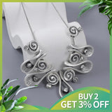 Zircon Snake Chain Enamel Necklace Vintage Pendants for Women