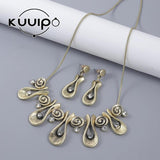 Zircon Snake Chain Enamel Necklace Vintage Pendants for Women