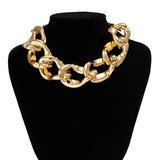 Acrylic Geometric O-chain Choker Necklace Punk