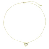 Love Heart Charm Link Chain Necklace Women Gift High Jewelry