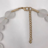Vintage Collar Necklace Frosted Resin CCB Beads Earthy Collares Necklace
