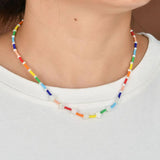 Pearl Beads Choker Necklace Shell Star Beads Pendant Necklace