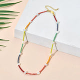Pearl Beads Choker Necklace Shell Star Beads Pendant Necklace