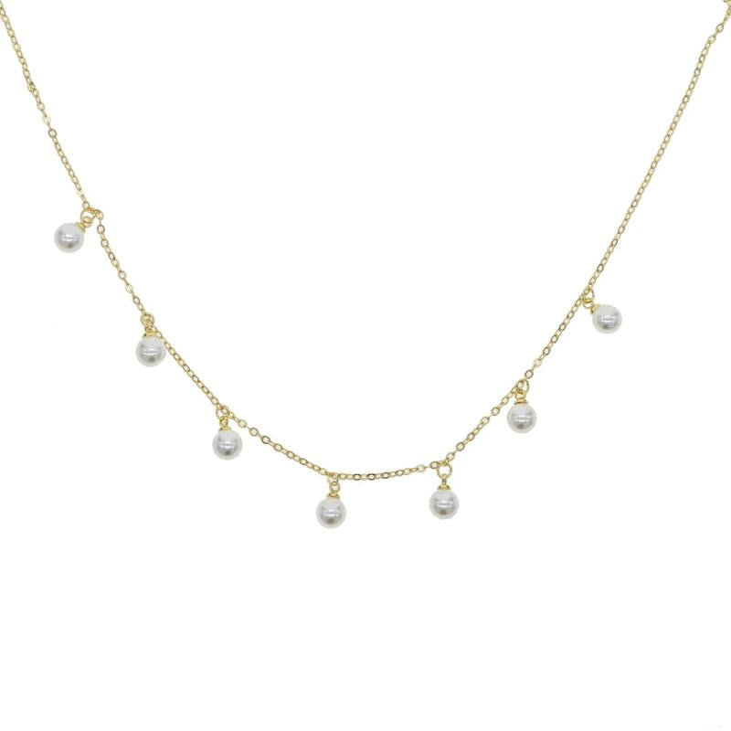 Freshwater Pearl Pendant Necklaces Set for Women - 7pcs