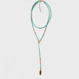 Boho Long Pendant Necklace Summer Ethnic Accessories