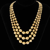 Hip Hop Punk Beads Tennis Ball Chain Necklace Jewelry