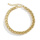 Gothic Metal Chain Necklace Punk Cuban Choker Women Jewelry